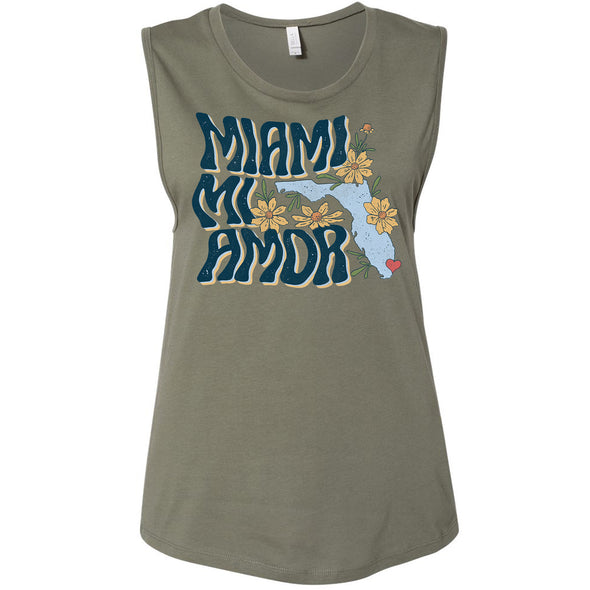 Miami mi Amor Florida Muscle Tank