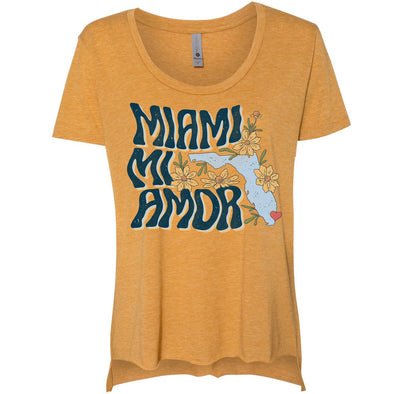 Miami mi Amor Florida High Low Top