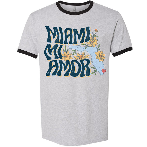 Miami mi Amor Florida Ringer Tee