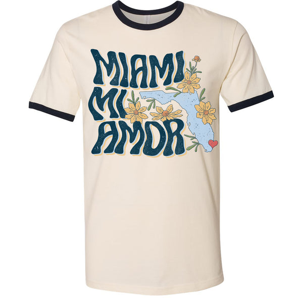 Miami mi Amor Florida Ringer Tee