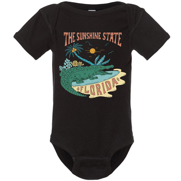 The Sunshine State Florida Baby Onesie