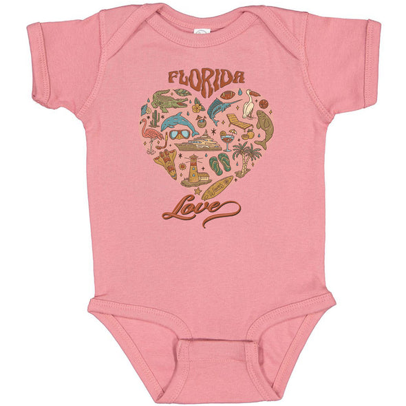 Florida Love Baby Onesie