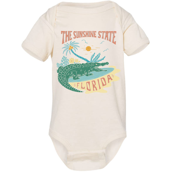 The Sunshine State Florida Baby Onesie