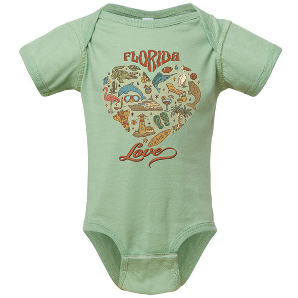 Florida Love Baby Onesie