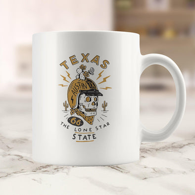 66 Texas Lonestar Ceramic Mug-CA LIMITED