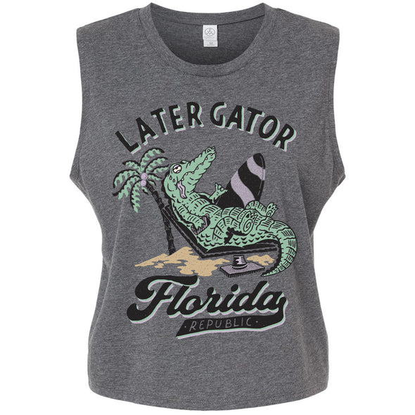 Later Gator Florida Cropped Tank