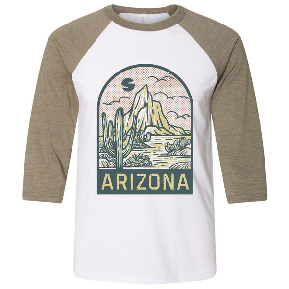 Arizona Desert Baseball Tee-CA LIMITED