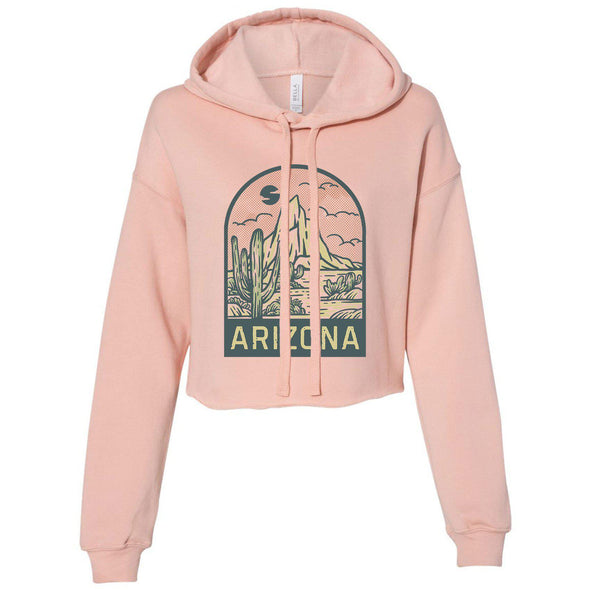 Arizona Desert Cropped Hoodie-CA LIMITED