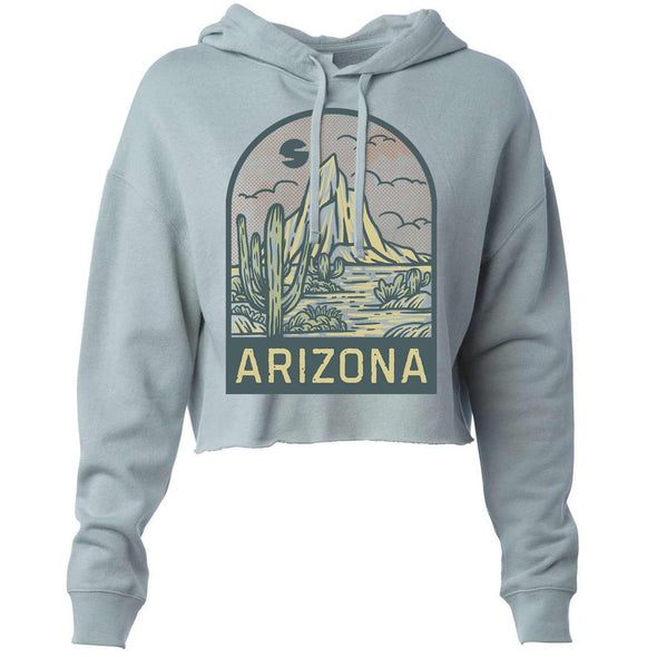 Arizona Desert Cropped Hoodie-CA LIMITED