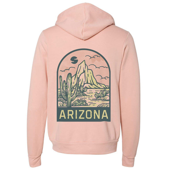 Arizona Desert Zipper Hoodie-CA LIMITED