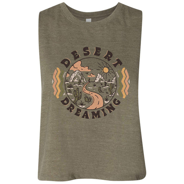 Arizona Dreaming Road Crop Tank-CA LIMITED