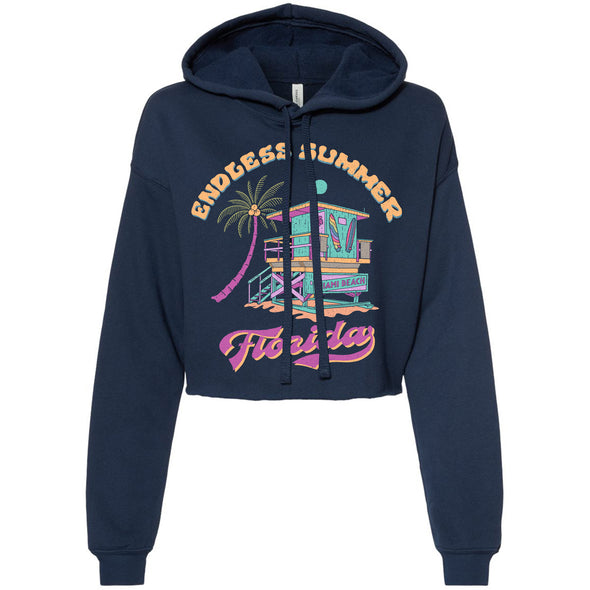 Endless Summer Florida Cropped Hoodie