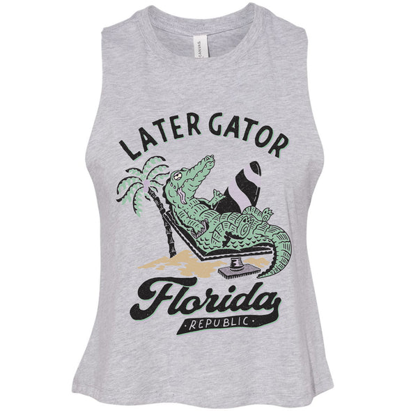 Later Gator Florida Cropped Tank