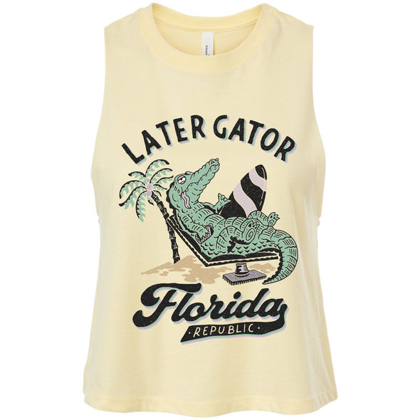 Later Gator Florida Cropped Tank