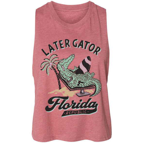 Later Gator Florida Cropped Tank