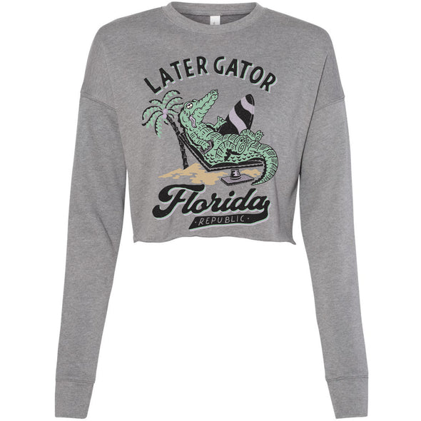 Later Gator Florida Cropped Sweater