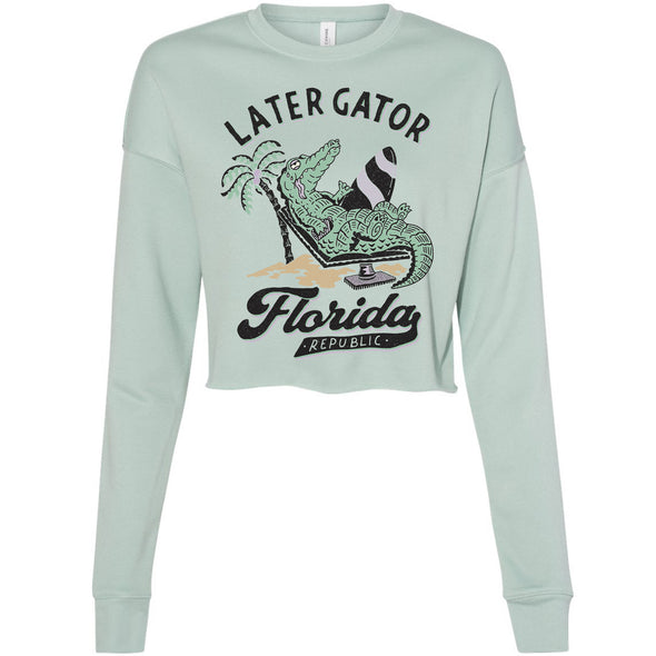 Later Gator Florida Cropped Sweater