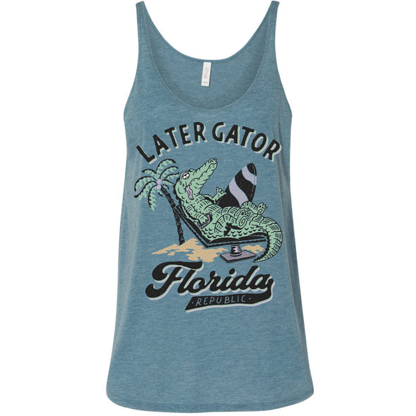 Later Gator Florida Flowy Tank