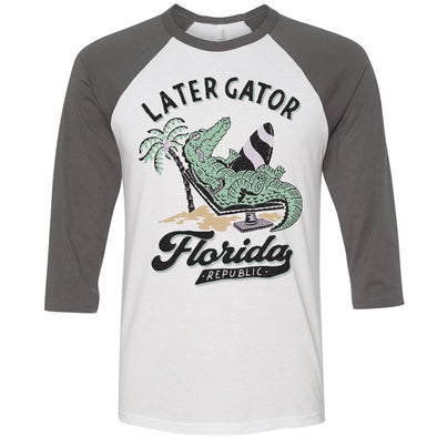 Later Gator Florida Baseball Tee