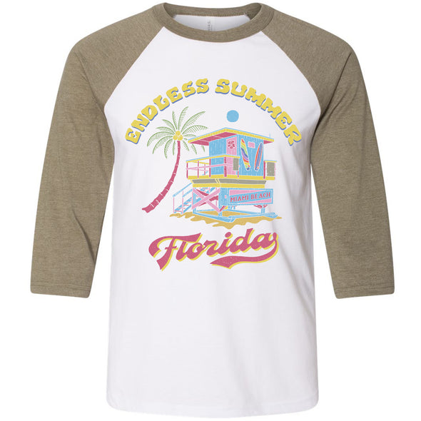 Endless Summer Florida Baseball Tee