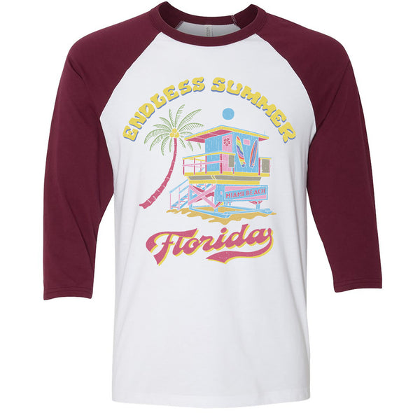 Endless Summer Florida Baseball Tee