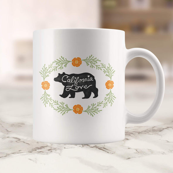 Bear CA Love Ceramic Mug-CA LIMITED