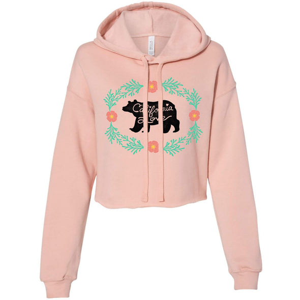 Bear CA Love Cropped Hoodie-CA LIMITED