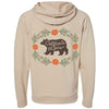 Bear CA Love Raglan Zipper Hoodie-CA LIMITED