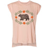 Bear CA Love Rolled Sleeve Tank-CA LIMITED