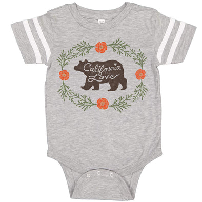 Bear CA Love Stripes Baby Onesie-CA LIMITED