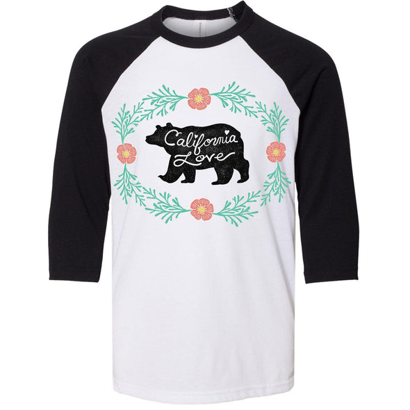 Bear CA Love Youth Baseball Tee-CA LIMITED