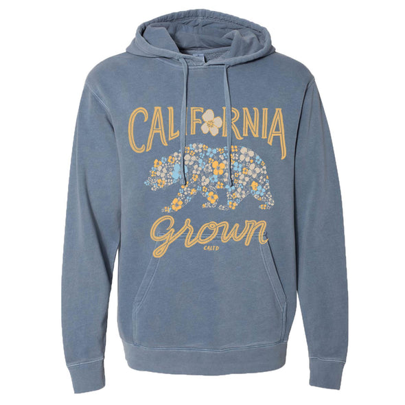 Bear Poppy Blossom Pullover Hoodie-CA LIMITED