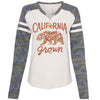 Bear Poppy Blossom Varsity Sweater-CA LIMITED