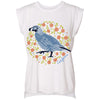 CA Poppy Quail Rolled Sleeve Tank-CA LIMITED