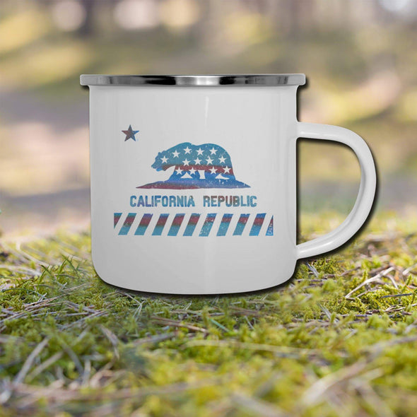 CA Star Flag Camper Mug-CA LIMITED