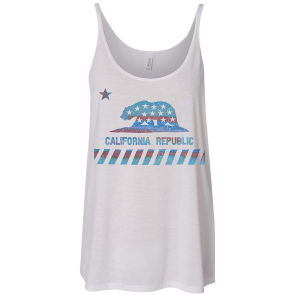 CA Star Flag Flowy Tank-CA LIMITED