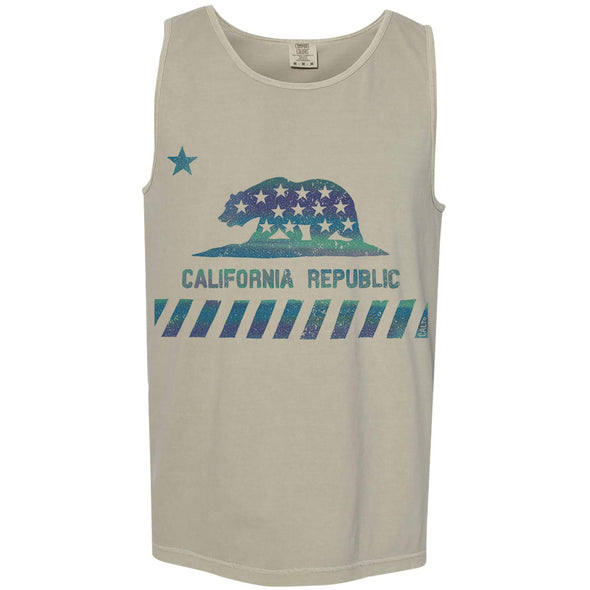 CA Star Flag Men's Tank-CA LIMITED