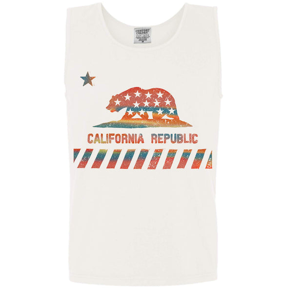 CA Star Flag Men's Tank-CA LIMITED