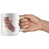 CA State With Poppies Maroon Mug-CA LIMITED