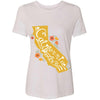 CA State With Poppies Tee-CA LIMITED