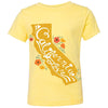 CA State With Poppies Toddlers Tee-CA LIMITED