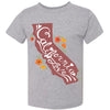 CA State With Poppies Toddlers Tee-CA LIMITED