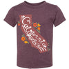 CA State With Poppies Toddlers Tee-CA LIMITED