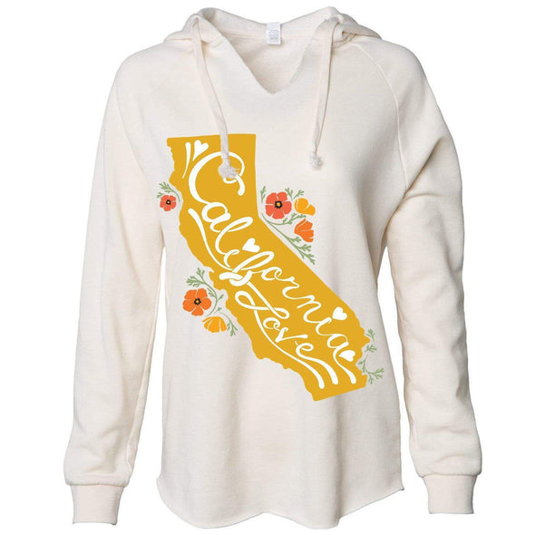 CA State With Poppies Tunic-CA LIMITED