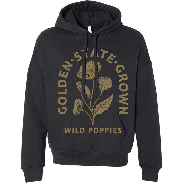 CA Wild Poppies Drop Shoulder Hoodie-CA LIMITED