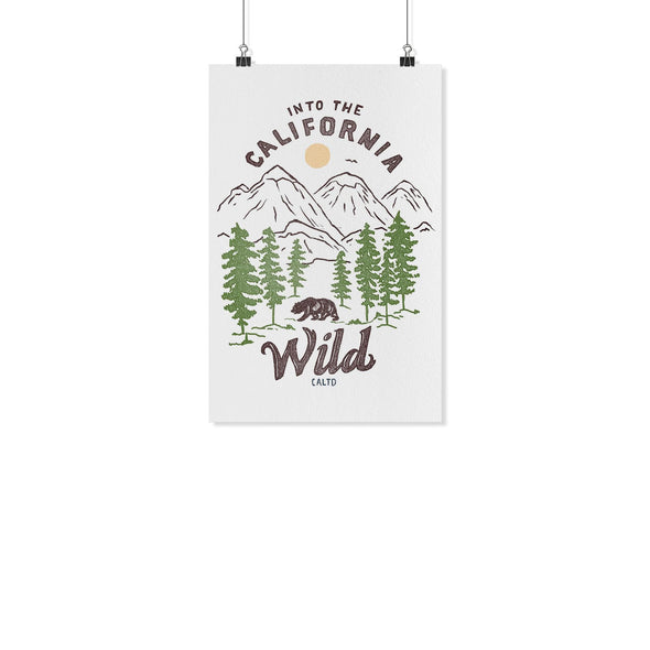 CA Wild White Poster-CA LIMITED