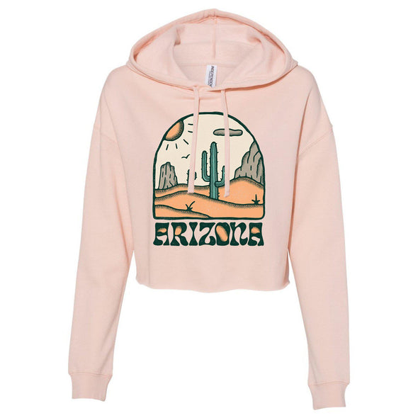 Cactus Arizona Cropped Hoodie-CA LIMITED