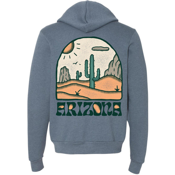 Cactus Arizona Zipper Hoodie-CA LIMITED