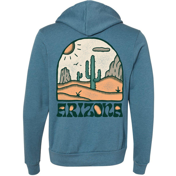 Cactus Arizona Zipper Hoodie-CA LIMITED