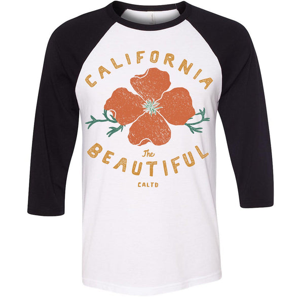 Cali Beautiful Baseball Tee-CA LIMITED